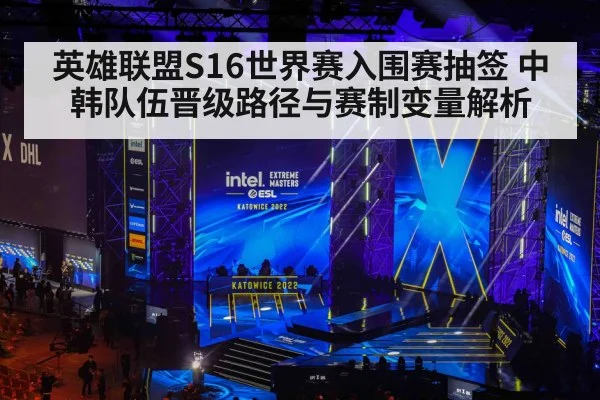 英雄联盟S16世界赛入围赛抽签 中韩队伍晋级路径与赛制变量解析